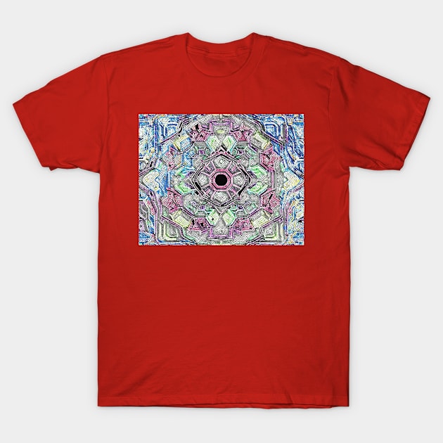 Kaleidoscopic Wonders: Mesmerizing Patterns T-Shirt by TriForceDesign